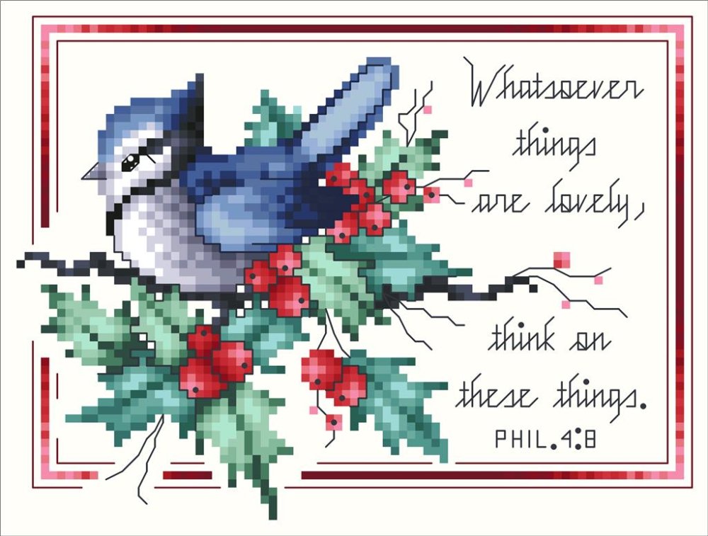 (image for) Inspirational Birds Blue Jay